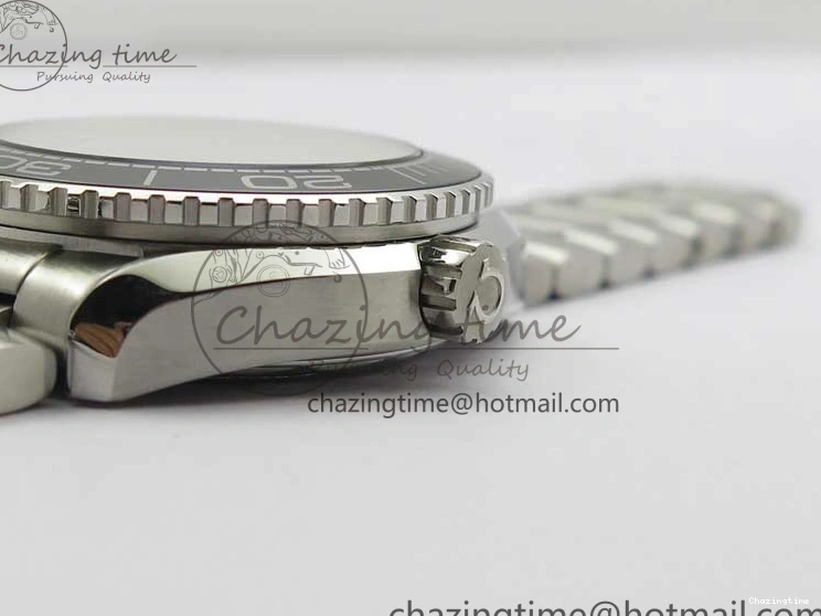 0109 Planet Ocean 39.5mm Black Ceramic Bezel SS VSF 1:1 Best Edition Black Dial on SS Bracelet A Stretchable 7890